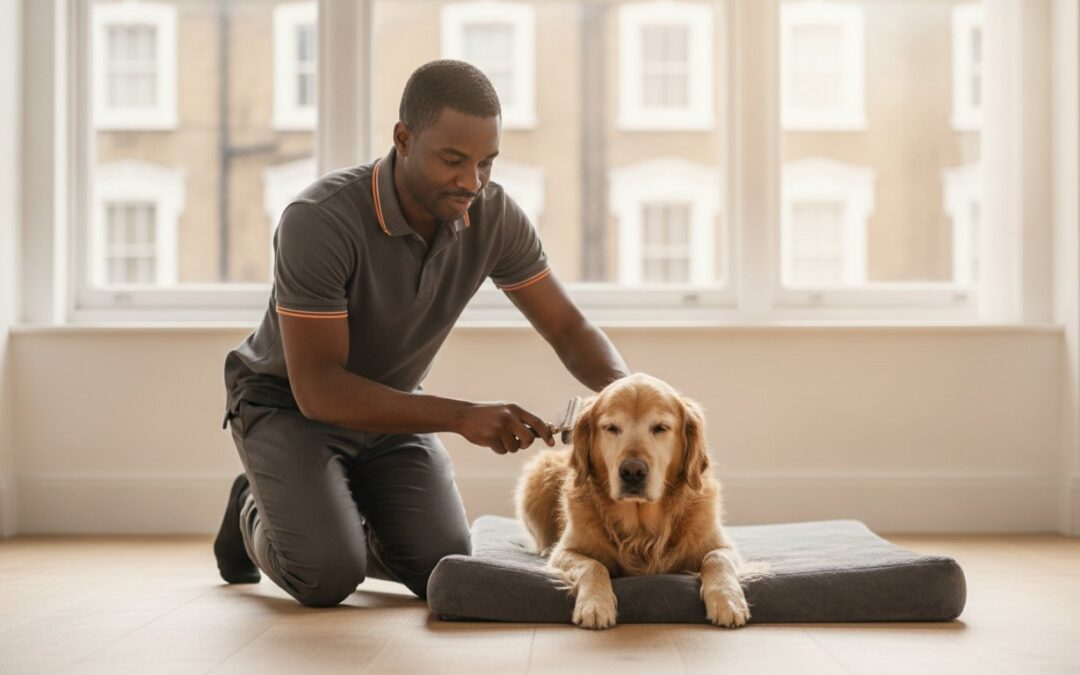 At-Home Grooming for Dogs with Arthritis in London: A Gentle, Mobile Approach