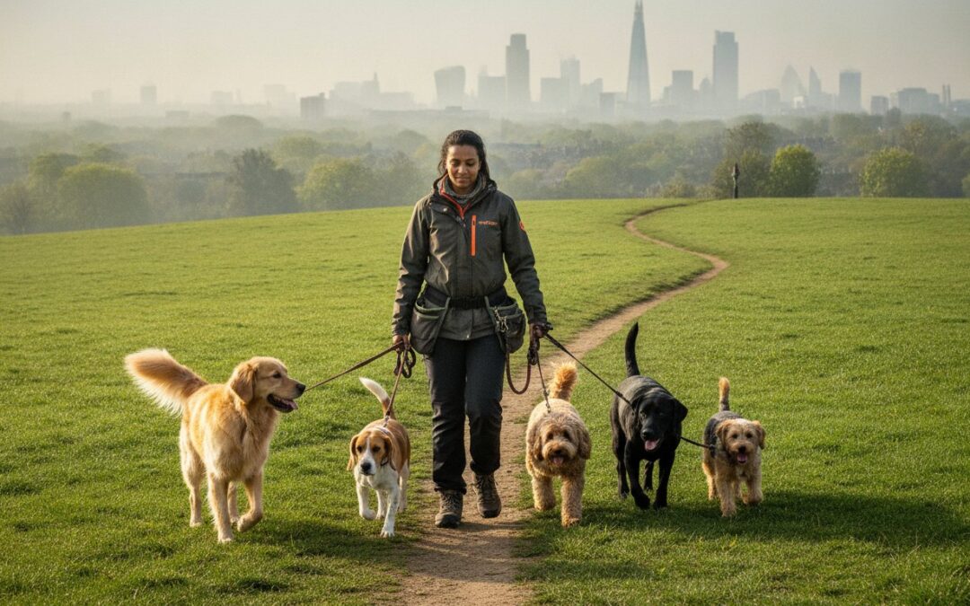 Group Dog Walking in North London: A Guide to Socialisation and Exercise