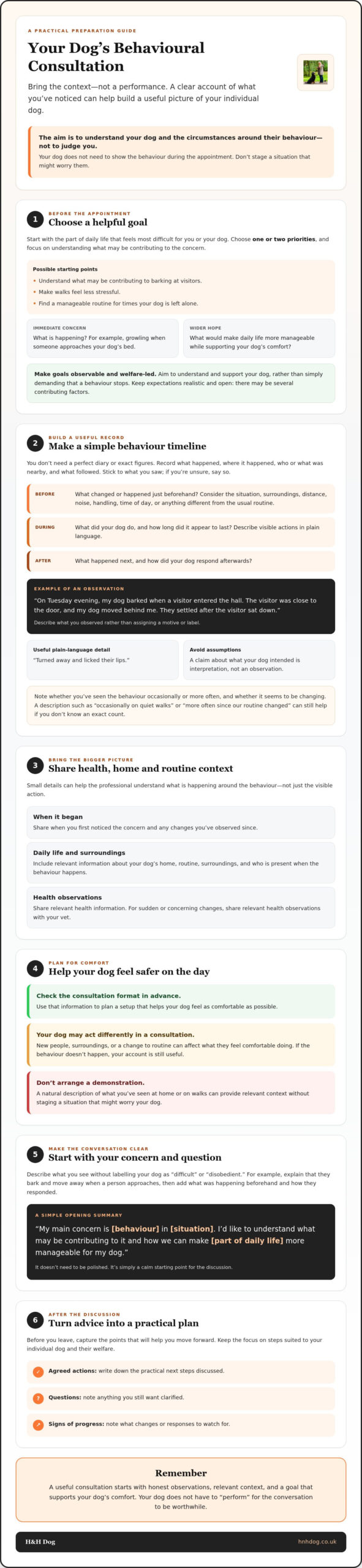 Preparing for a Behavioural Consultation: A Calm Guide
