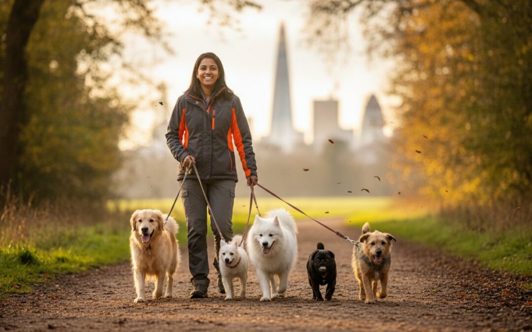 Professional Dog Walker vs Dog Walking App: Choosing the Best Care in North London