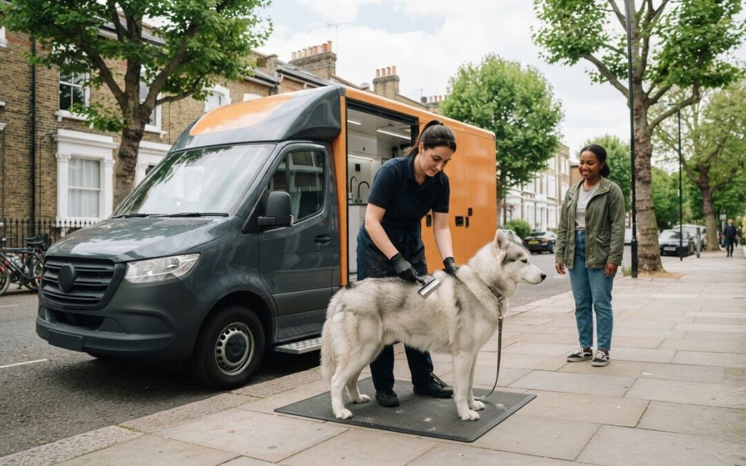 Mobile de-shedding for huskies in Islington: quotes and care