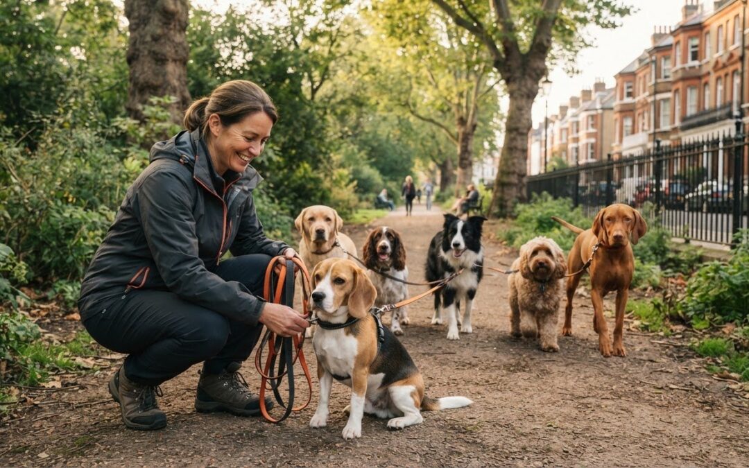 Dog walker for flexible schedule Kilburn: walk options and costs